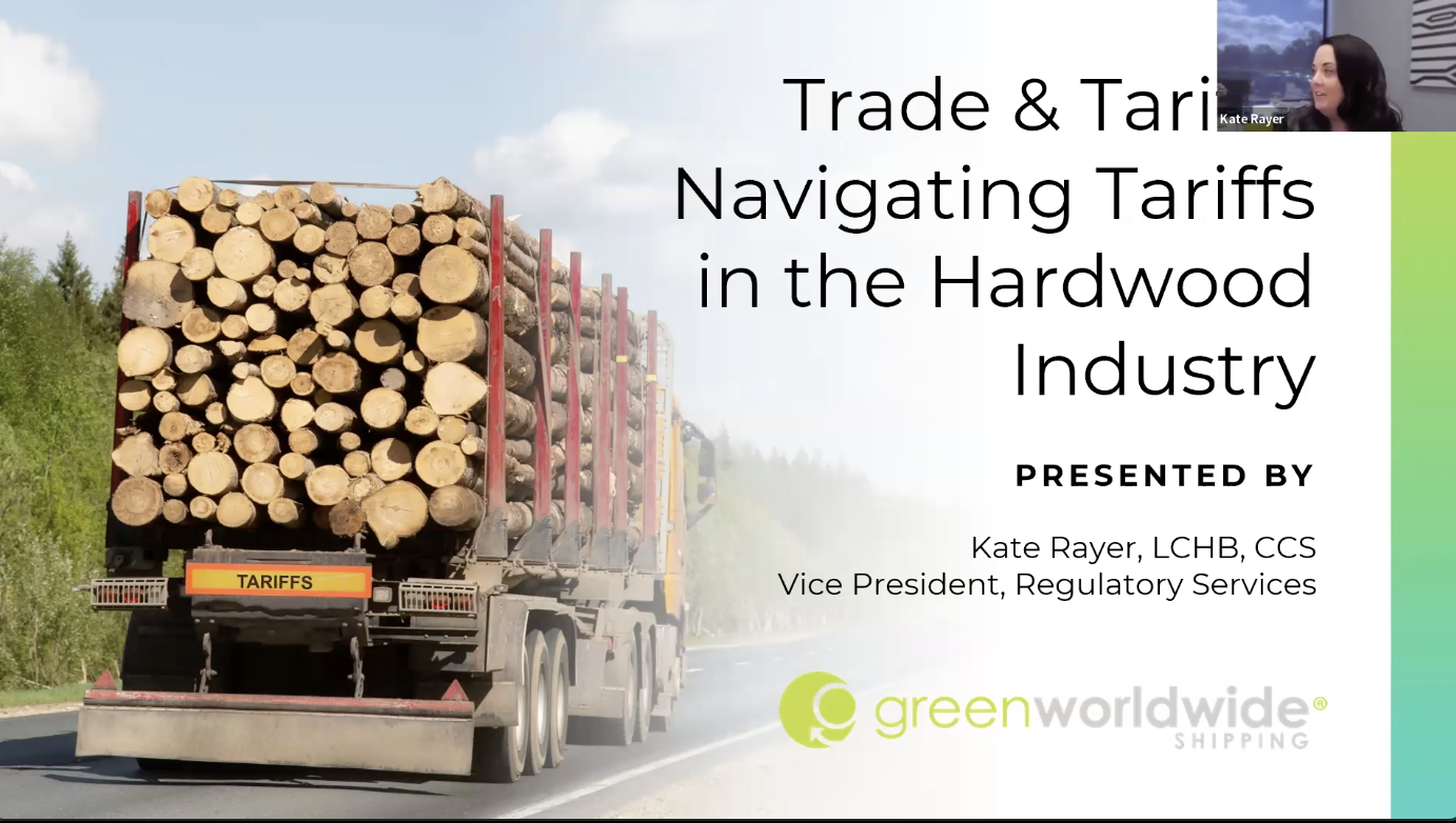 Webinar - Navigating Tariffs in the Hardwood Industry