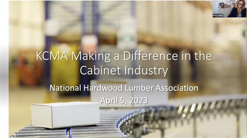 Webinar - KCMA Making a Difference in the Cabinet Industry
