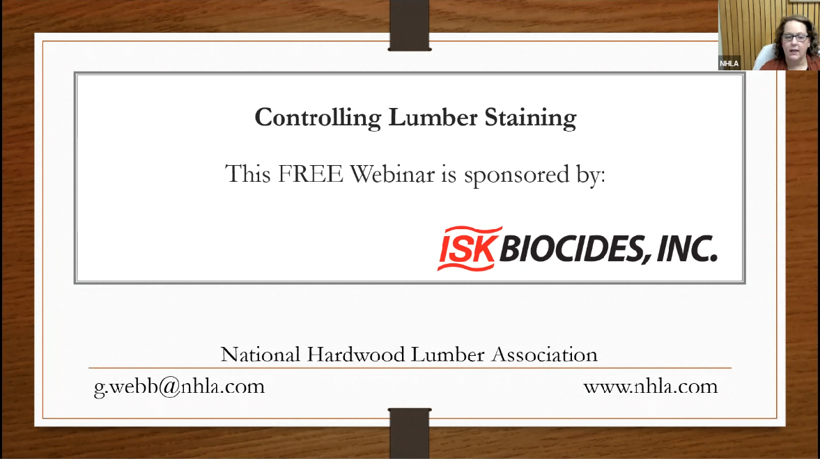 Webinar - Controlling Lumber Stain